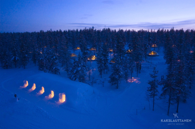 Északi fény Finnországban