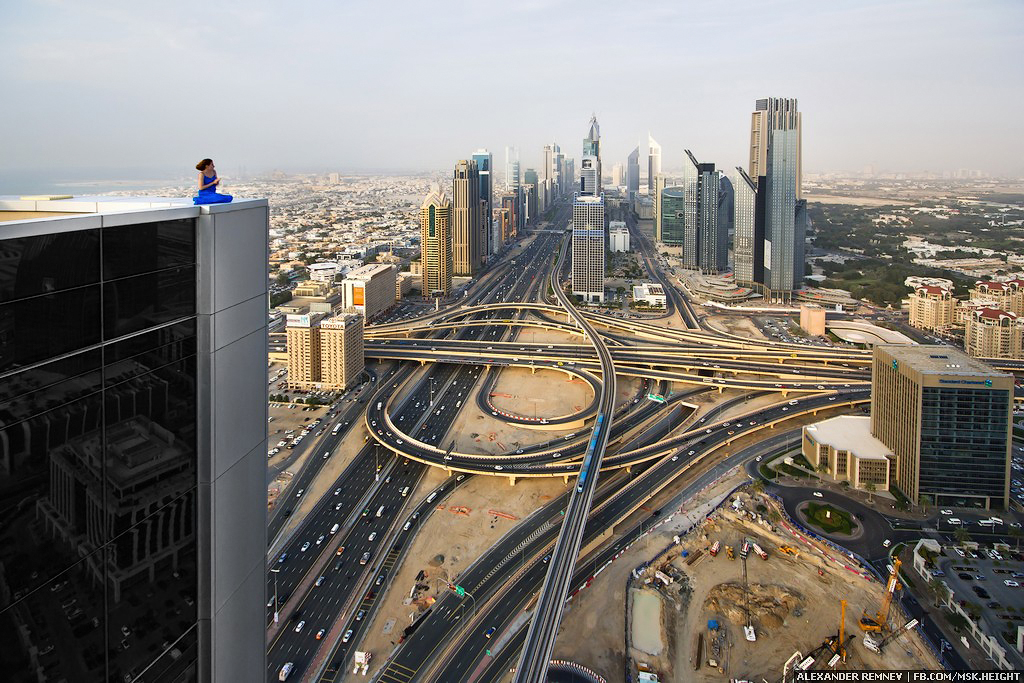 Dubai látképe Princess Hotelről