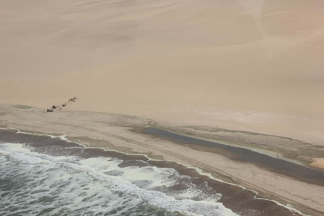 Hajóroncs a namíbiai Csontváz parton