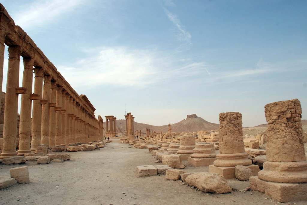 Palmüra főutcája