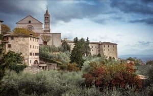 Assisi zarándokhely Olaszországban